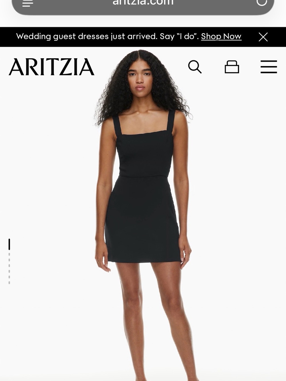 Aritzia Wilfred Aperature Mini Dress